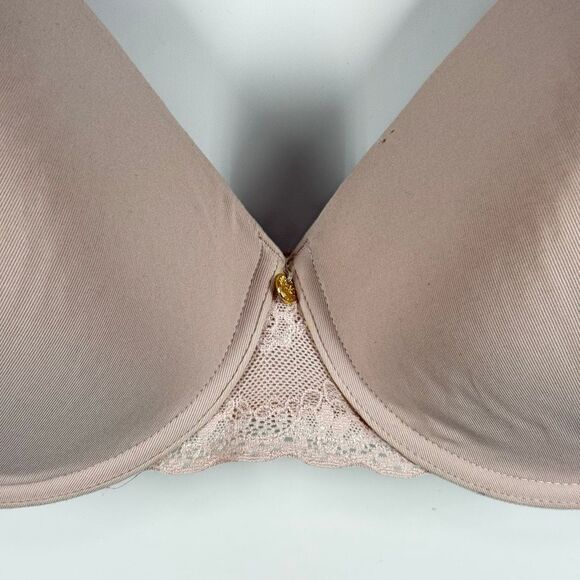 C 18 Natori Bliss Perfection Contour Underwire Bra Rose Beige size 36DD - Picture 5 of 13